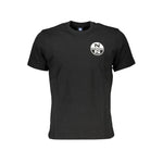 North Sails Black Cotton T-Shirt NO-27003-S
