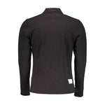 La Martina Elegant Long Sleeved Black Polo for Men LA-27724-L