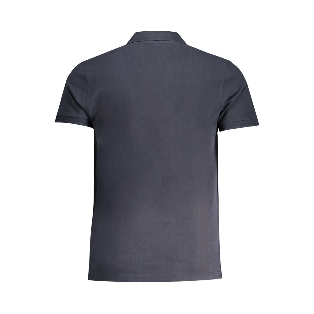 Cavalli Class Blue Cotton Polo Shirt CA-30271-M