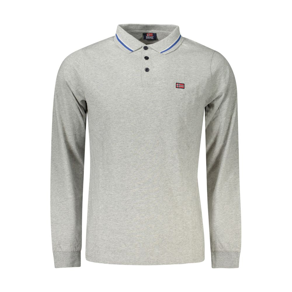 Norway 1963 Brown Cotton Men Polo Shirt NO-33159-XXL