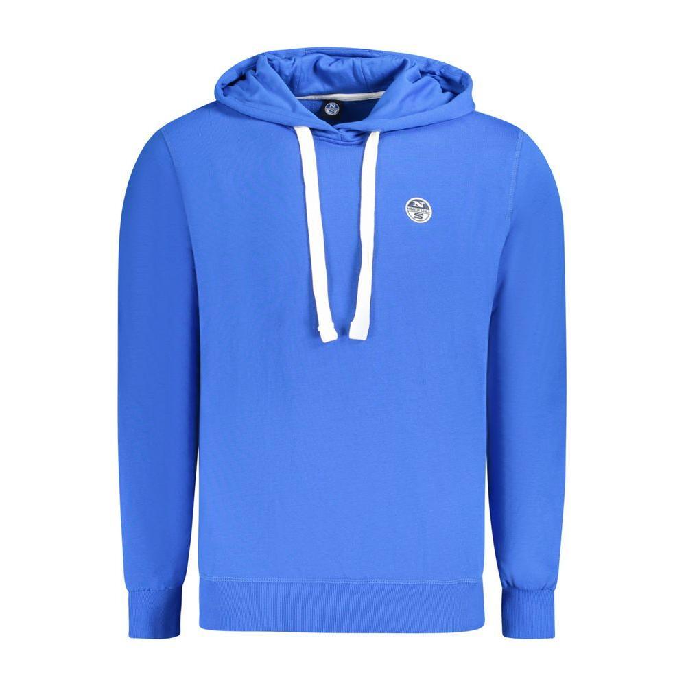North Sails Blue Cotton Men Sweater NO-33773-S