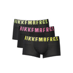 Bikkembergs Black Polyester Men Boxer Underwear BI-34114-M