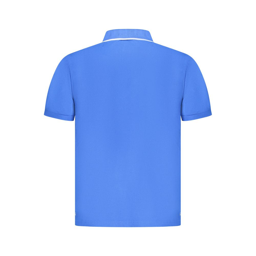 North Sails Blue Cotton Men Polo Shirt NO-35021-S