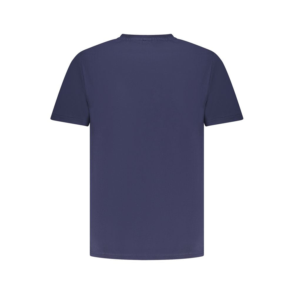 North Sails Blue Cotton Men T-Shirt NO-35044-S