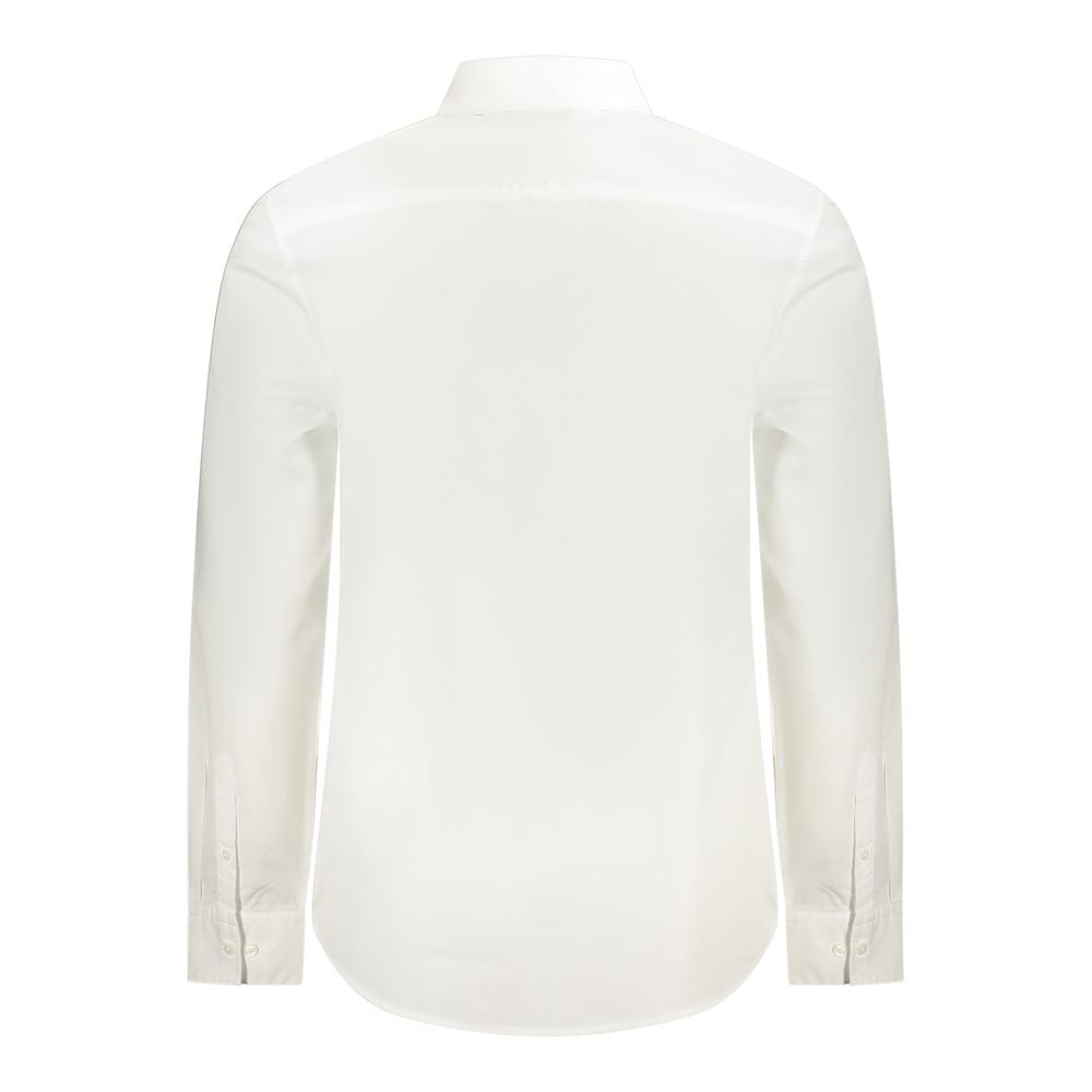 Calvin Klein White Cotton Shirt CA-35632-S