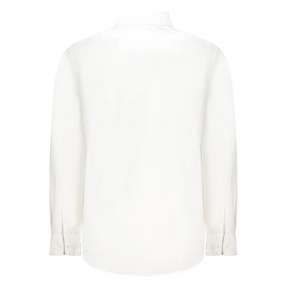 Calvin Klein White Cotton Men Shirt CA-36013-S
