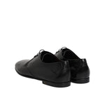 Dolce & Gabbana Black Leather Lace Up Derby Dress Formal Shoes MV7319-43