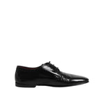 Dolce & Gabbana Black Leather Lace Up Derby Dress Formal Shoes MV7319-43