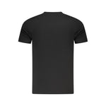 Cavalli Class Black Cotton Men T-Shirt CA-36640-M