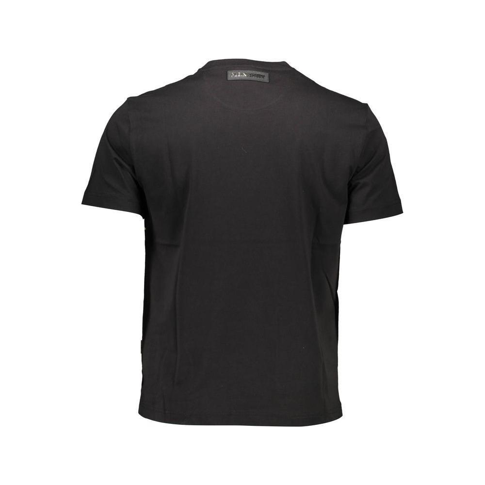 Plein Sport Black Cotton Men T-Shirt PL-37032-M