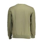 Napapijri Green Cotton Men Sweater NA-37049-S