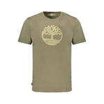 Timberland Green Cotton Men T-Shirt TI-37503-S