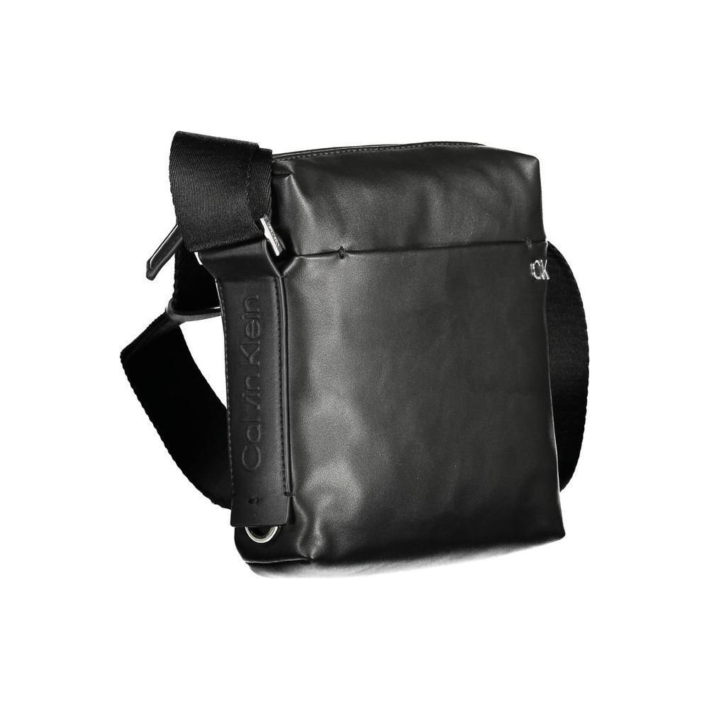 Calvin Klein Black Polyester Men Shoulder Bag CA-38120