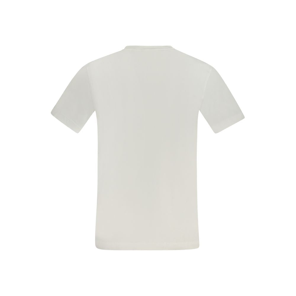 Calvin Klein White Cotton Men T-Shirt CA-33796-XL