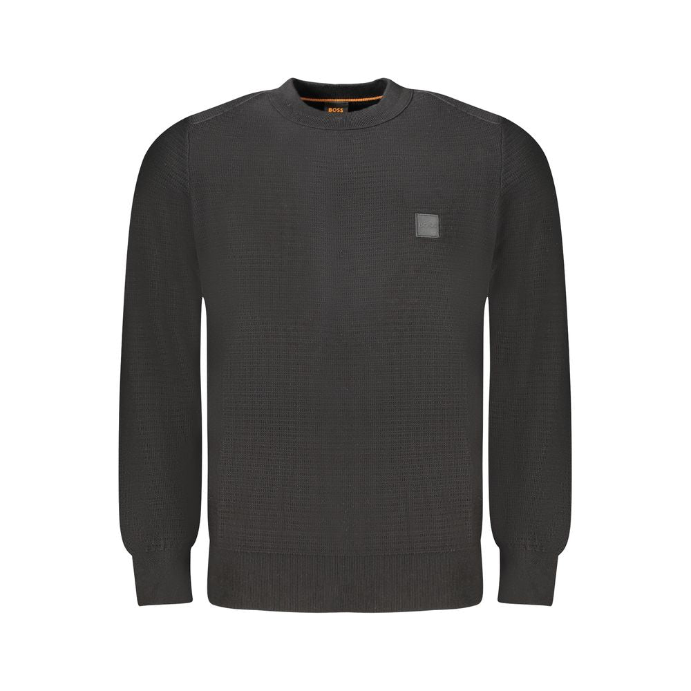Hugo Boss Black Cotton Men Sweater BO-33819-S