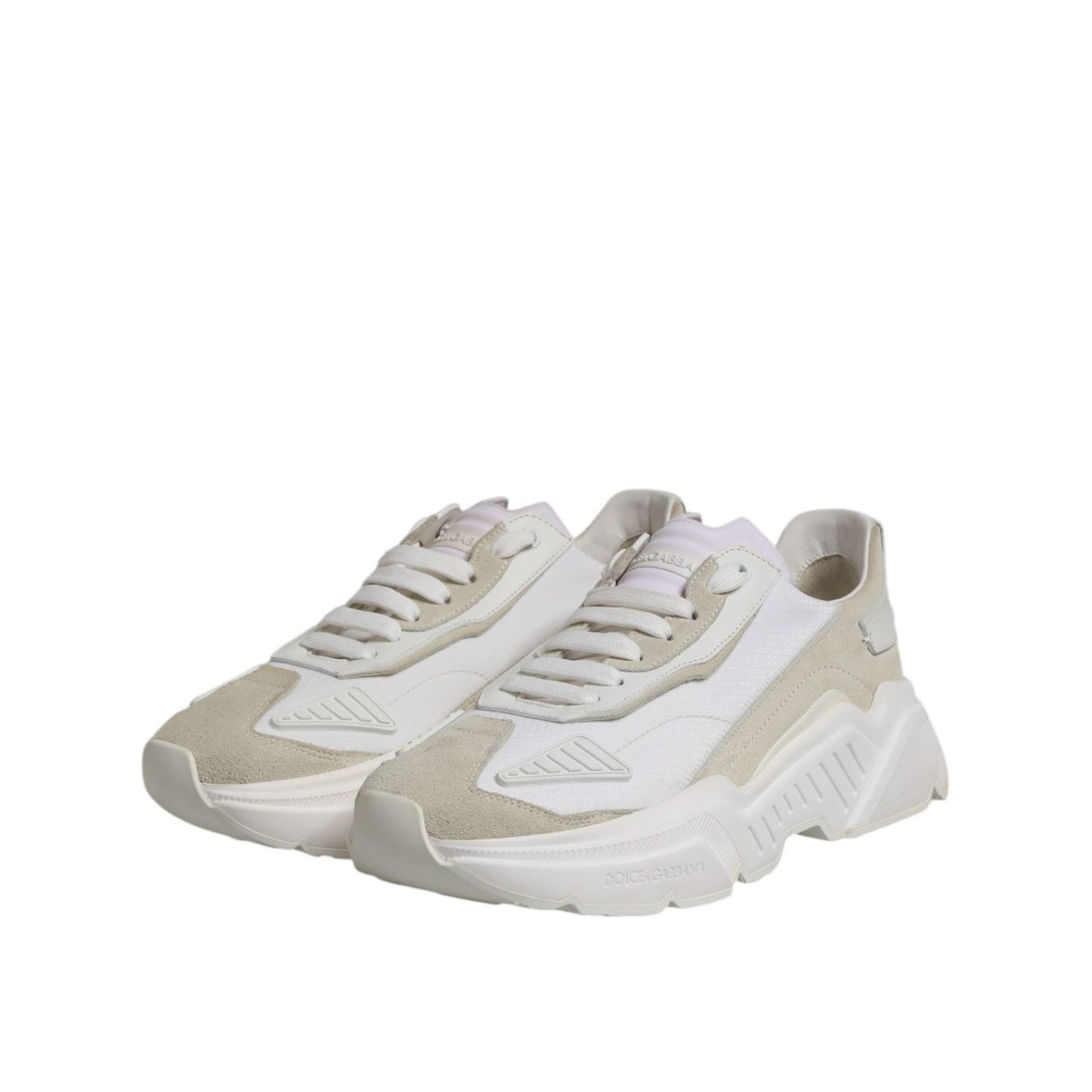 Dolce & Gabbana White Low Top Daymaster Men Sneakers Shoes