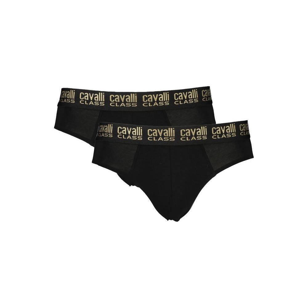 Cavalli Class Black Cotton Men Underwear CA-32712-S