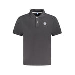 North Sails Black Cotton Men Polo Shirt NO-33985-S