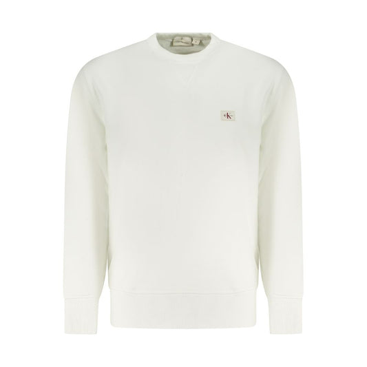 Calvin Klein White Cotton Men Sweater
