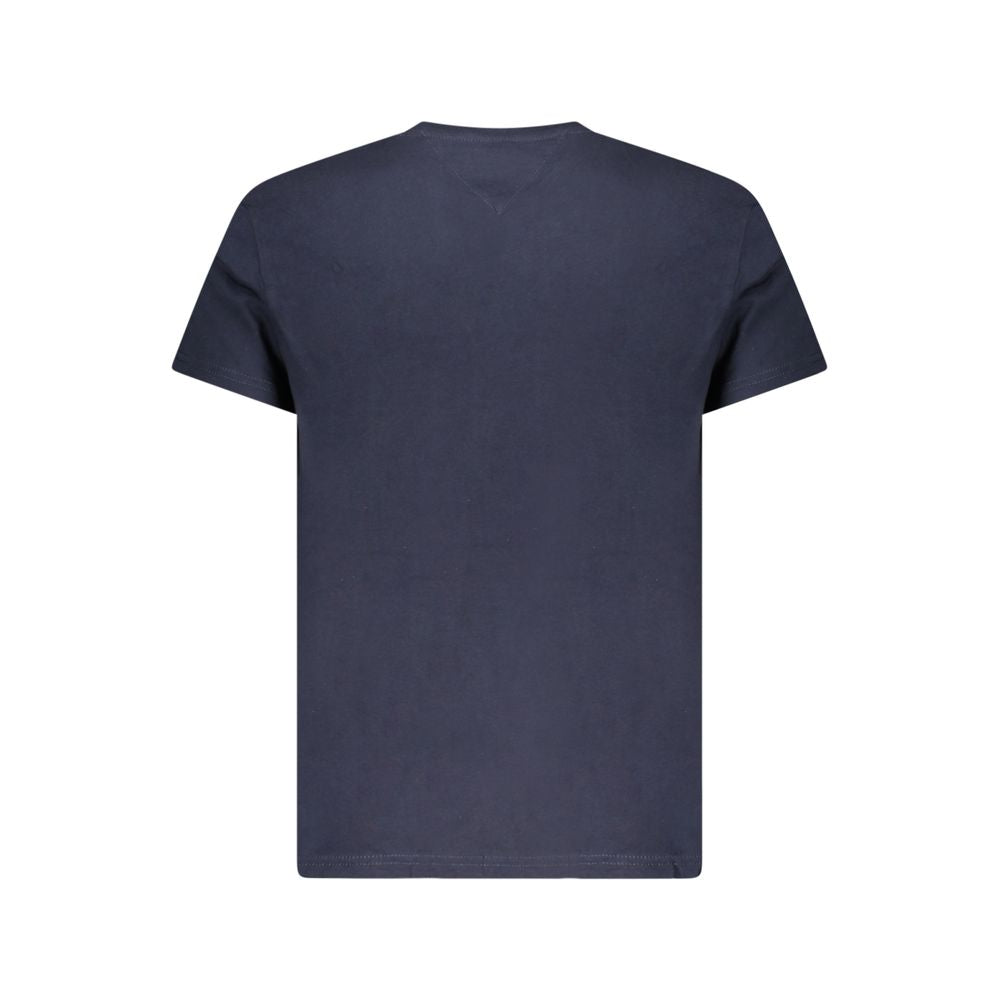 Tommy Hilfiger Blue Cotton Men T-Shirt TO-38463-S