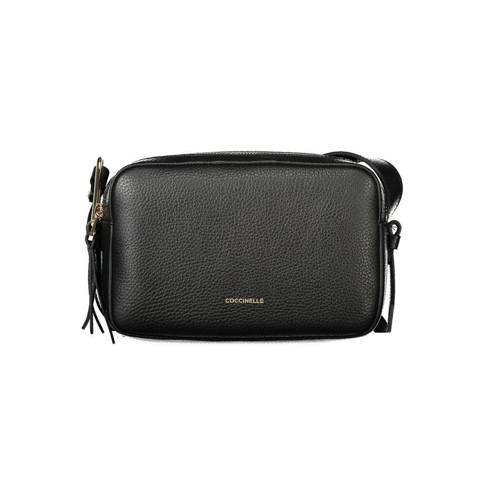 Coccinelle Black Leather Handbag CO-35345