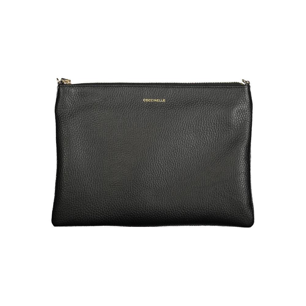 Coccinelle Black Leather Handbag CO-35660