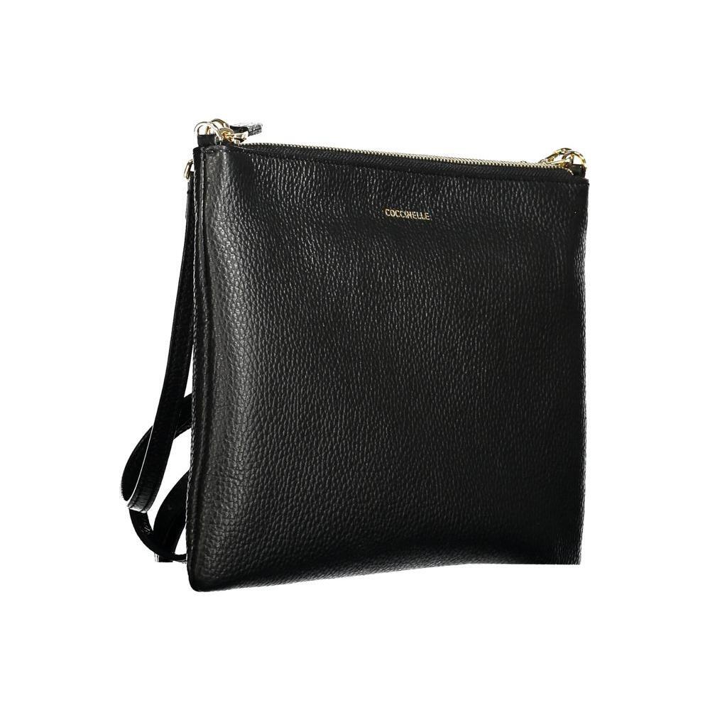 Coccinelle Black Leather Handbag CO-35660