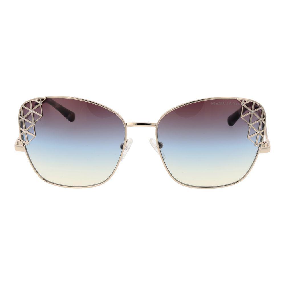 Marciano by Guess Gold Women Sunglasses 1728,67345776800,Gold,Marciano by Guess,New with tags,Sunglasses,Sunglasses for Women - Sunglasses,Women MA-1060286