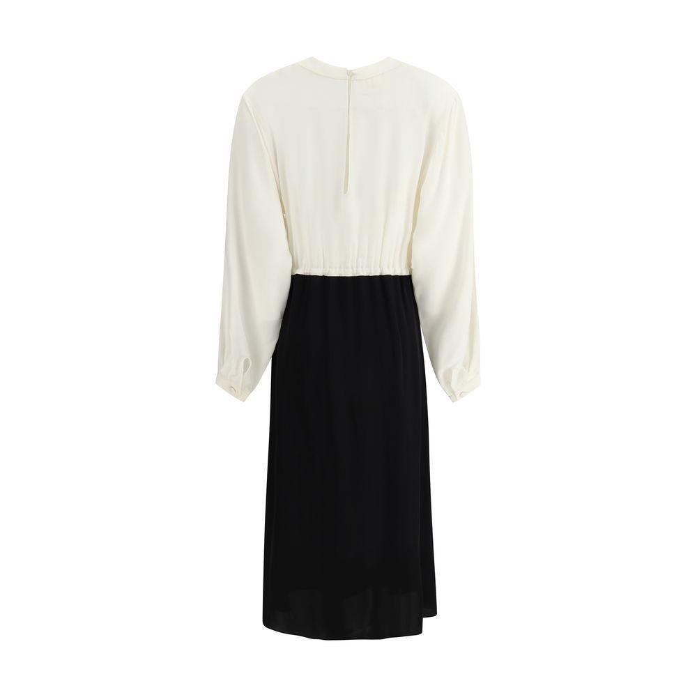 Crida Milano Correr Midi Dress CR-CORRERMIDIDRESSBLACKWHITE-3