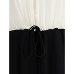 Crida Milano Correr Midi Dress CR-CORRERMIDIDRESSBLACKWHITE-3