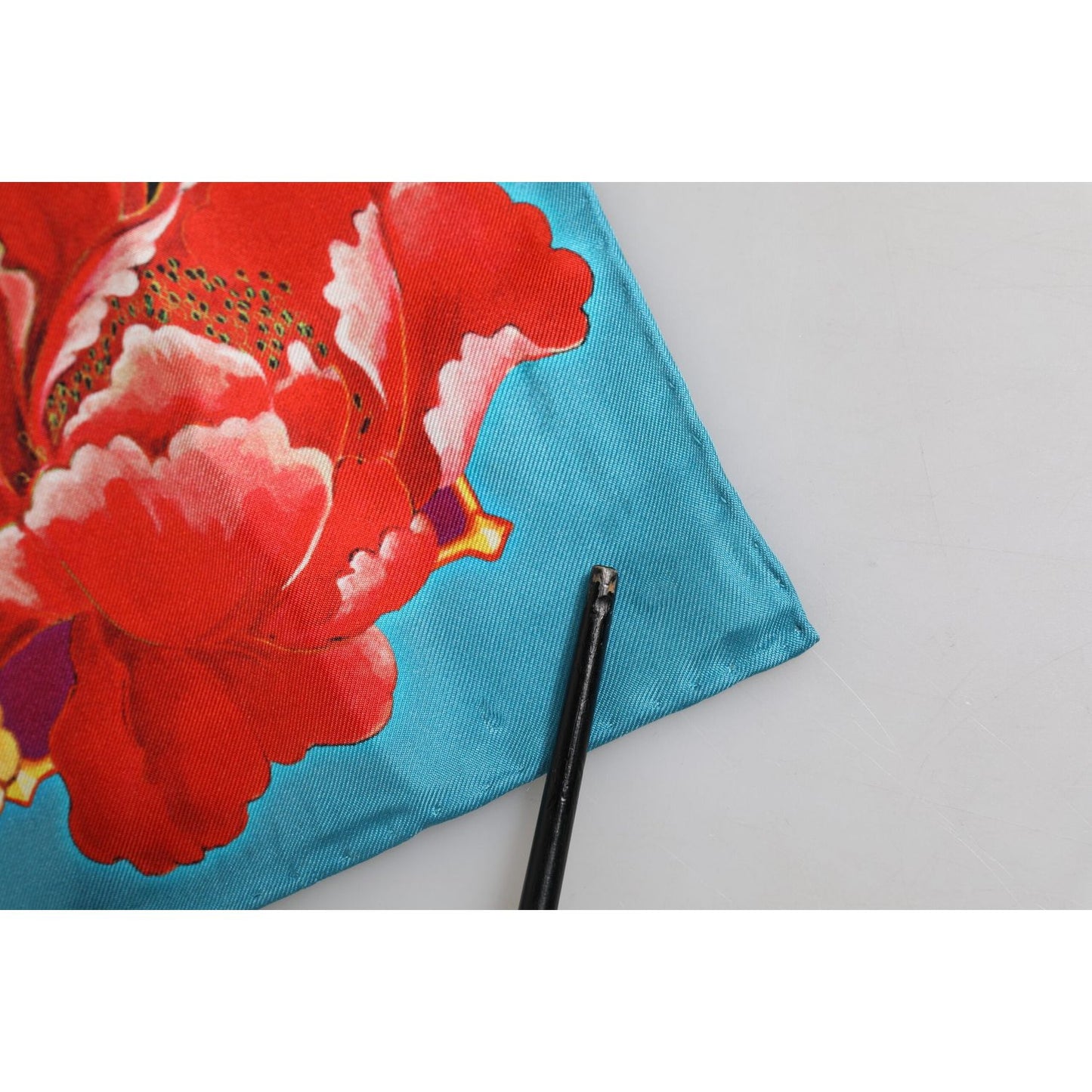 Dolce & Gabbana Multicolor Floral Print Square Foulard Scarf
