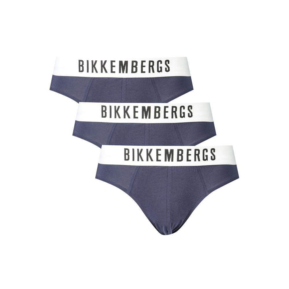 Bikkembergs Blue Cotton Underwear