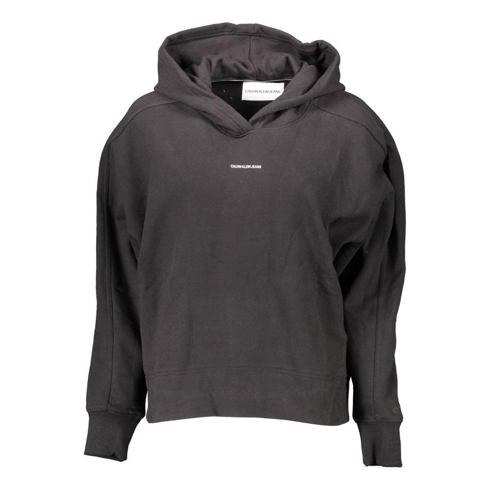 Calvin Klein Black Cotton Women Sweater CA-8620-L
