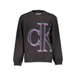 Calvin Klein Black Cotton Men Sweater CA-13475-XXL