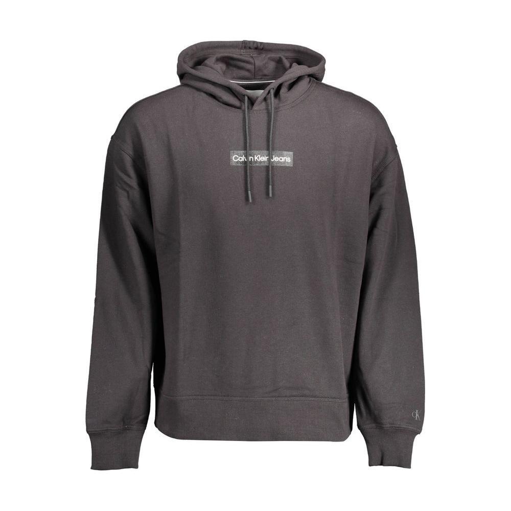 Calvin Klein Black Cotton Men Sweater CA-15137-M