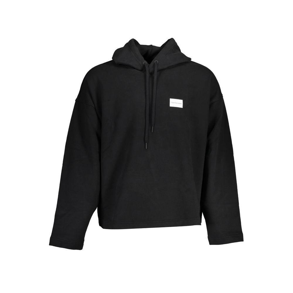 Calvin Klein Black Cotton Men Sweater CA-17373-S