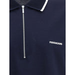 Ferragamo Zip Polo Shirt FE-784281001-XL
