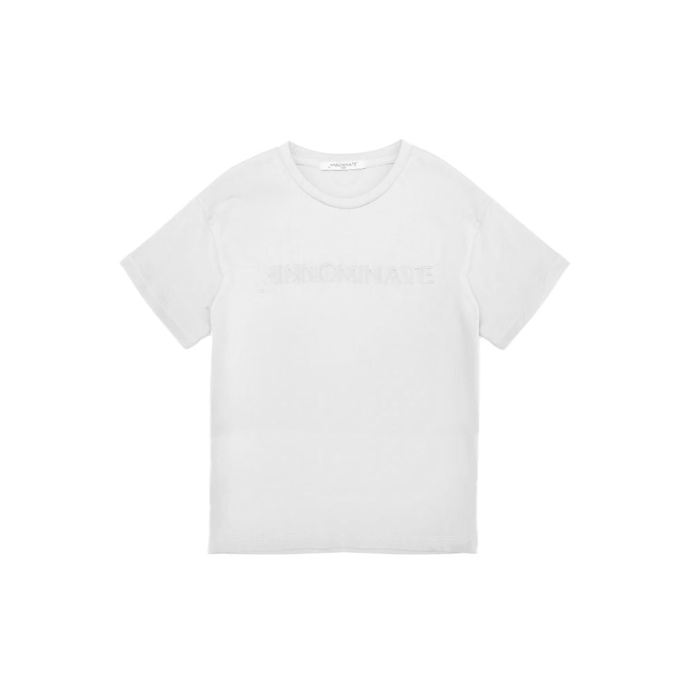 Hinnominate White Cotton Tops & T-Shirt HI-15597-XS