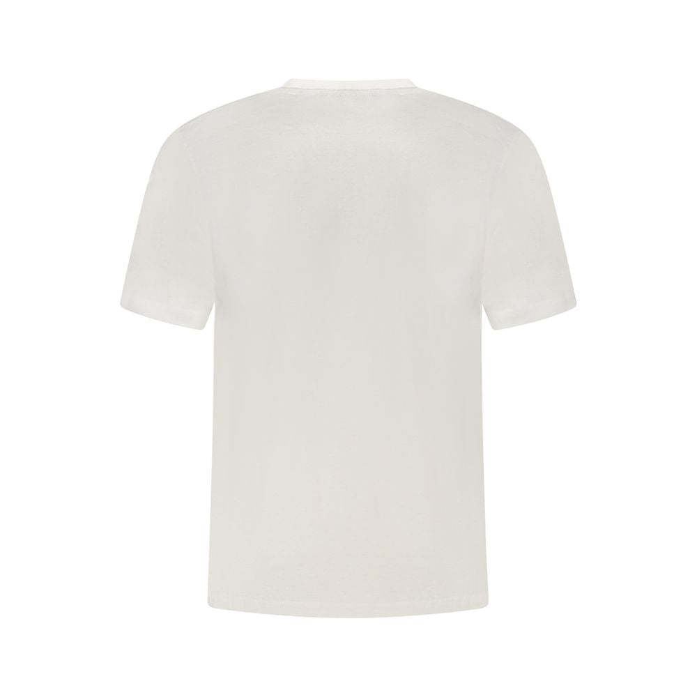 Calvin Klein White Cotton Men T-Shirt CA-38763-XXL