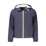 K-WAY Blue Nylon Men Jacket KW-38783-M