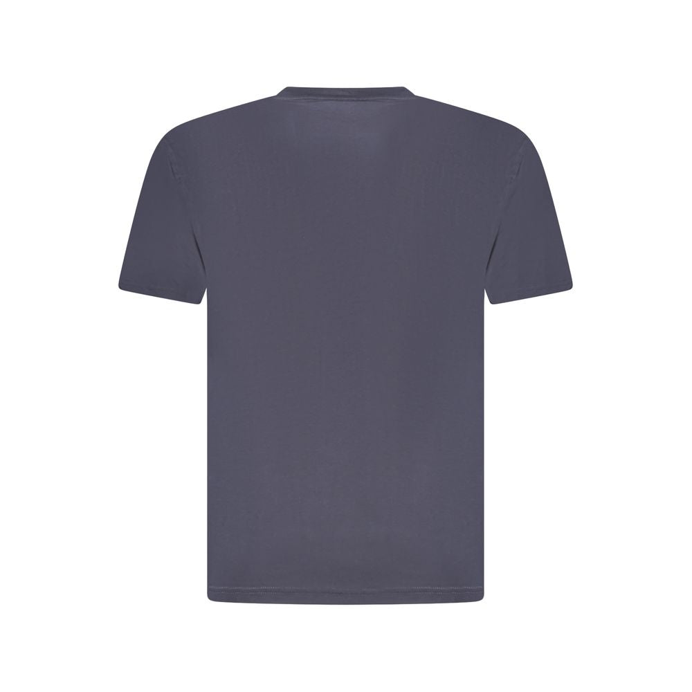 K-WAY Blue Cotton Men T-Shirt KW-38788-S