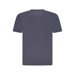 K-WAY Blue Cotton Men T-Shirt KW-38788-S