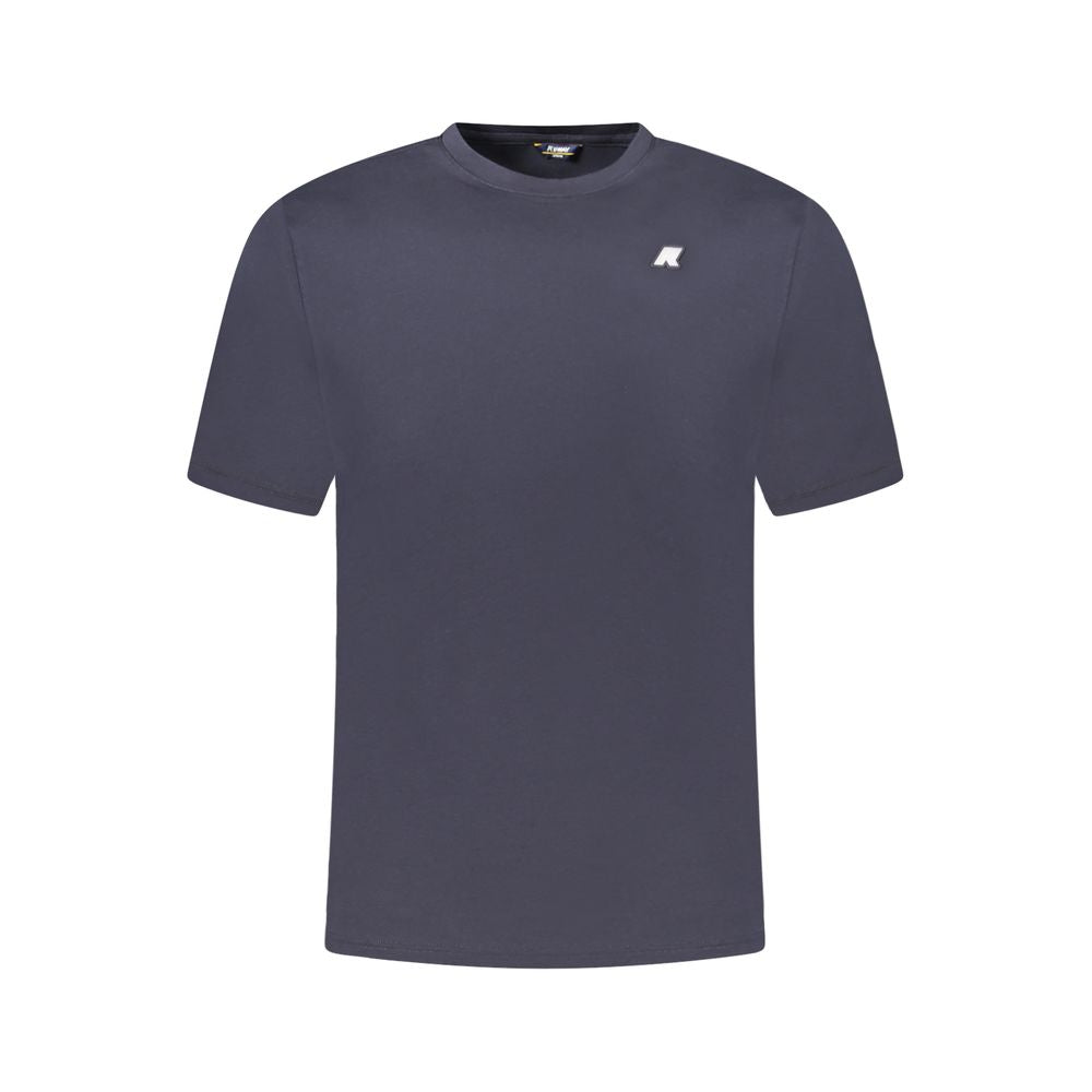 K-WAY Blue Cotton Men T-Shirt KW-38806-S