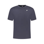 K-WAY Blue Cotton Men T-Shirt KW-38806-S