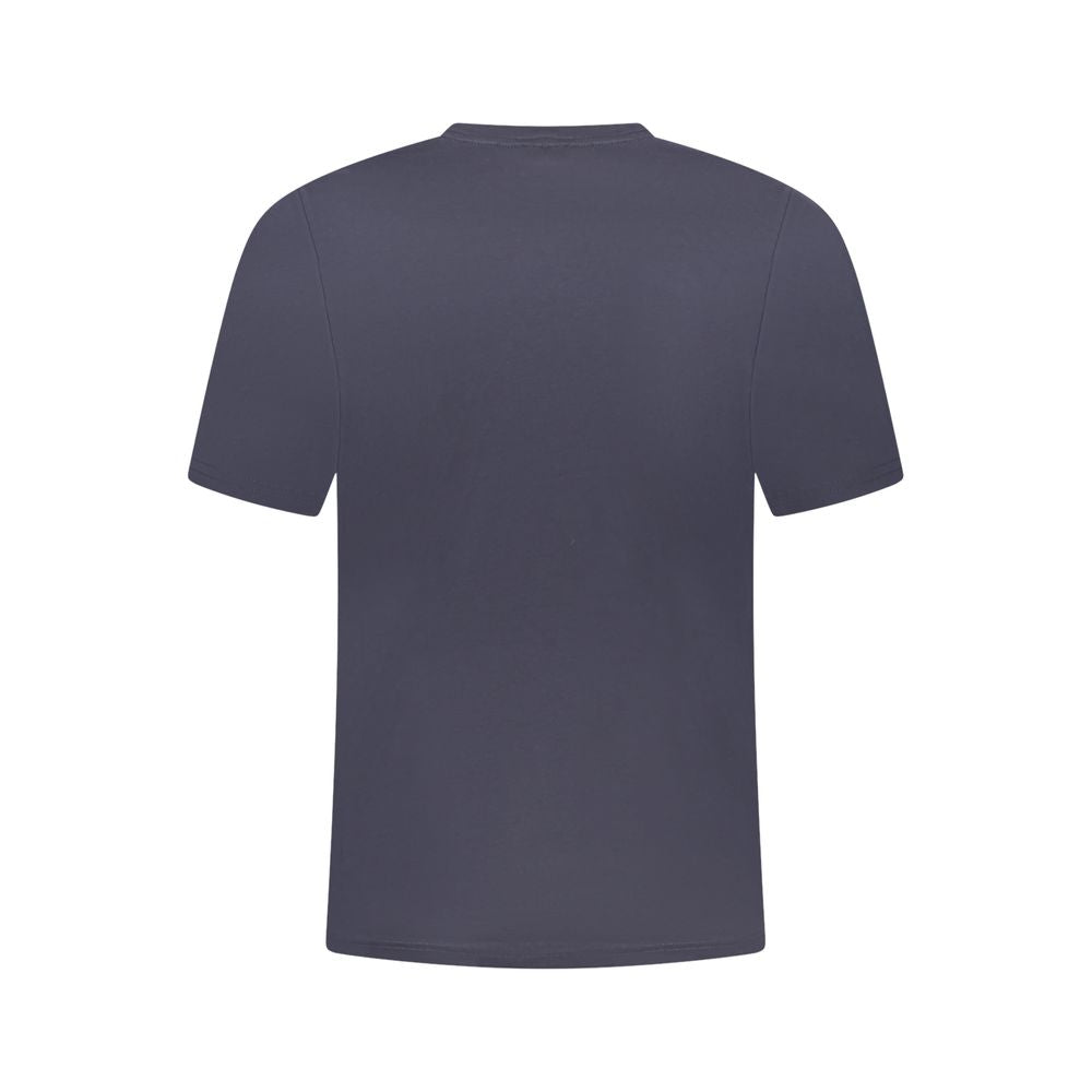K-WAY Blue Cotton Men T-Shirt KW-38806-S