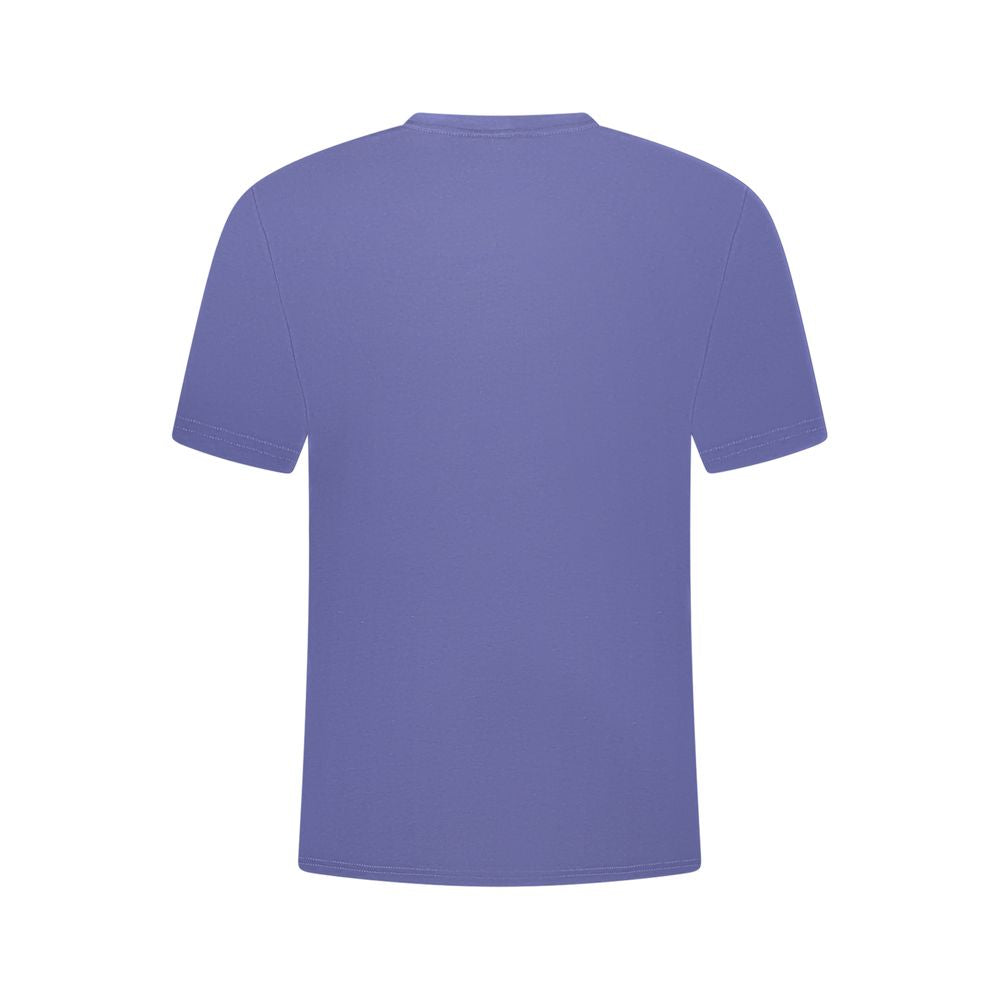 K-WAY Blue Cotton Men T-Shirt KW-38810-S