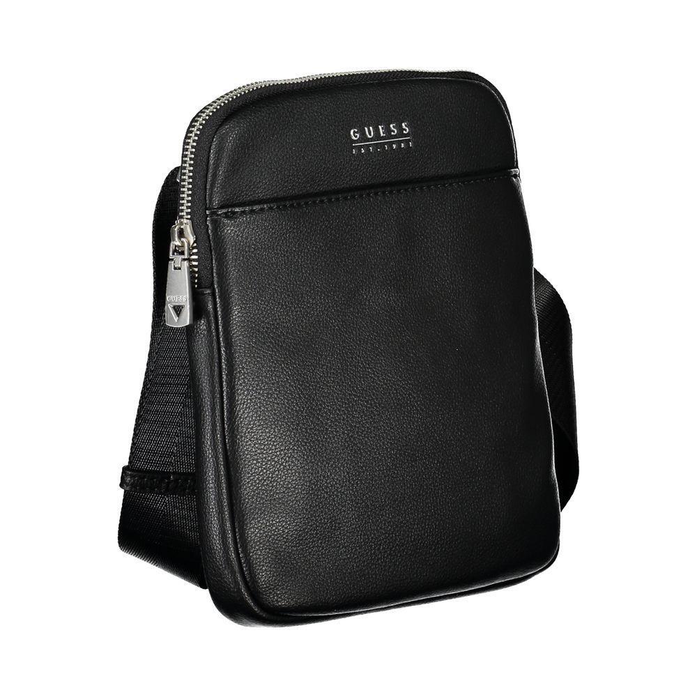Guess Jeans Black Polyethylene Shoulder Bag GU-23590