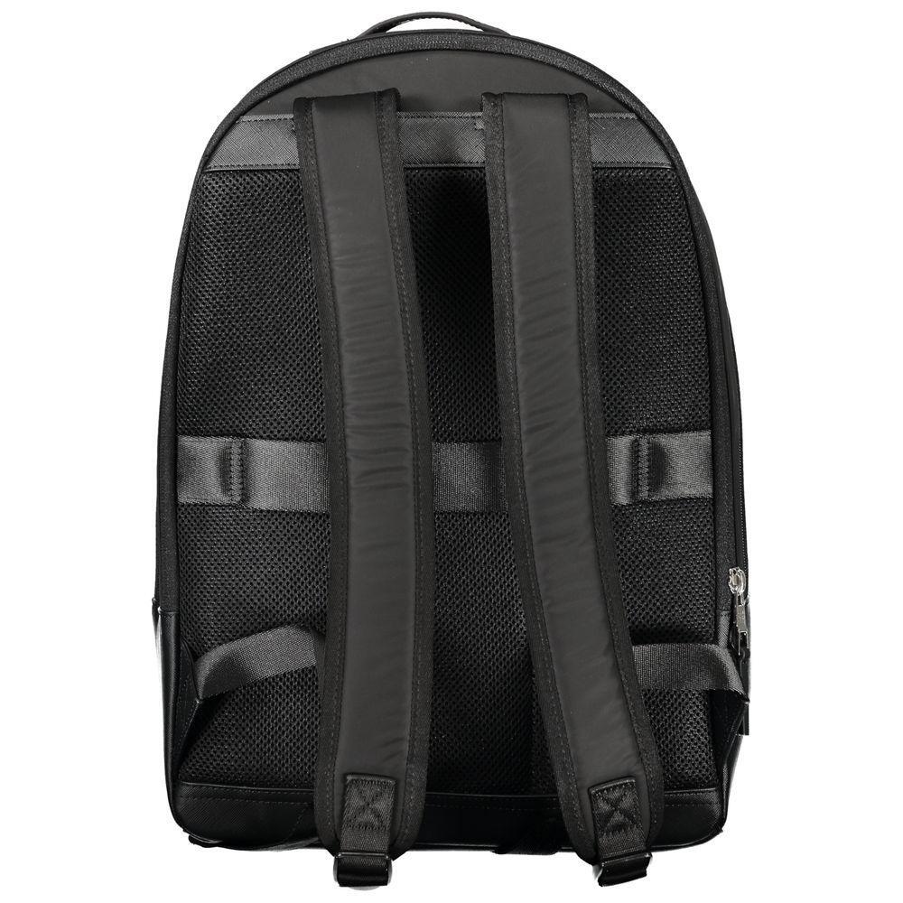 Tommy Hilfiger Black Polyester Backpack TO-25934
