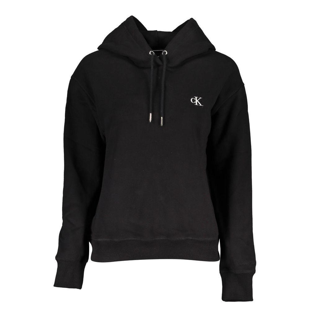 Calvin Klein Black Cotton Sweater CA-26161-2XS