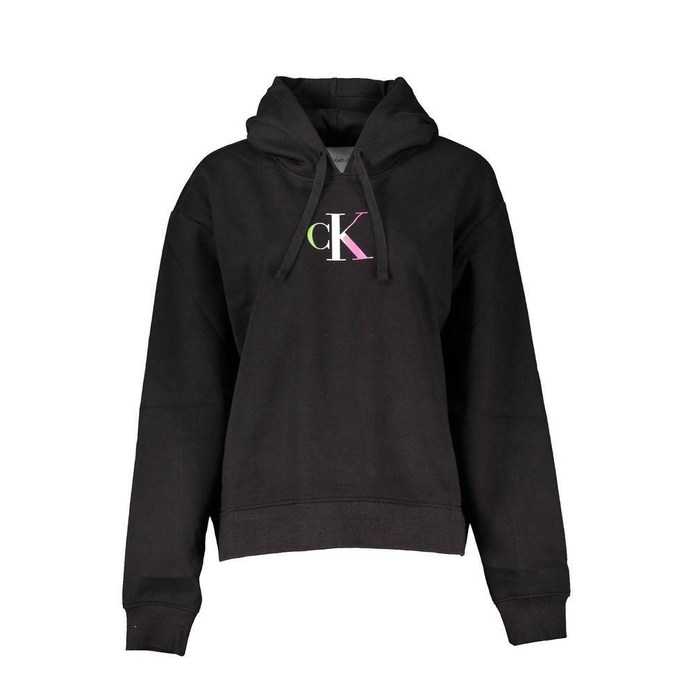 Calvin Klein Black Cotton Sweater CA-26189-XS